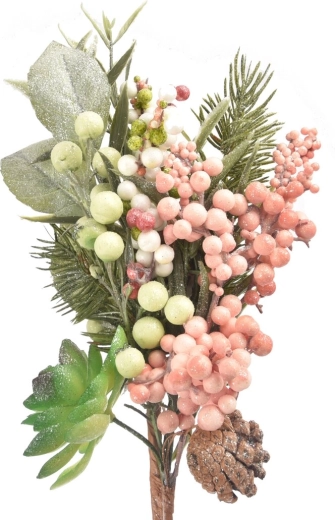 Dekorativ julegren i plast 40 cm