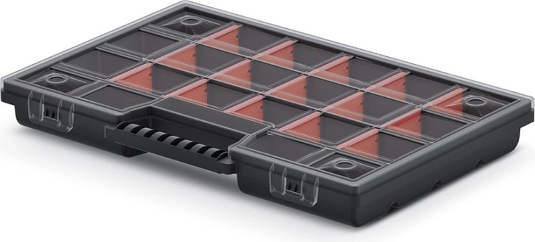 Plastorganisator med justerbare rum 290 × 195 × 35 mm NOR