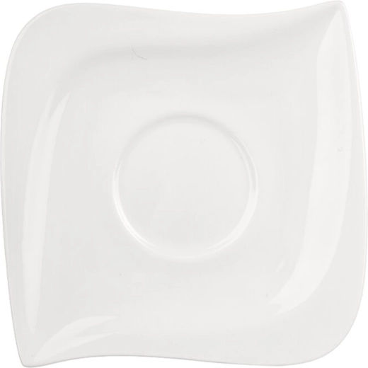 MONA Musica porcelæn-underkop firkantet 13,7 × 13,7 cm