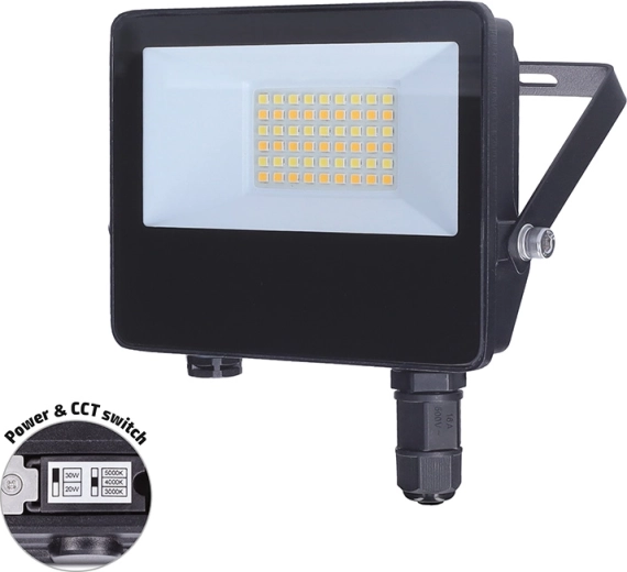 Solight LED-reflektor Top 20 W 3CCT IP65 med lynkobling