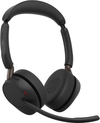Jabra Evolve3 65 Stereo med Link 390a-adapter, UC og ladestander