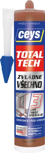 Universallim og -fugemasse Total Tech 290 ml Ceys – Brun