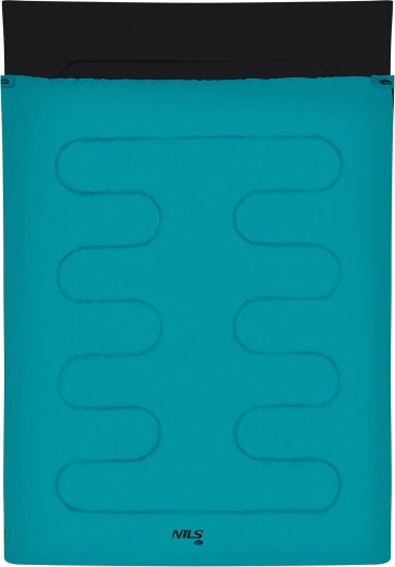 Dobbelt tæppe-sovepose NILS Camp blå