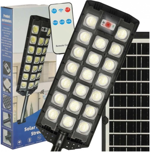 Udendørs solcelledrevet LED-halogenlampe