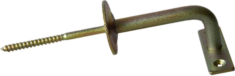 Klassisk gelænderholder gul zink