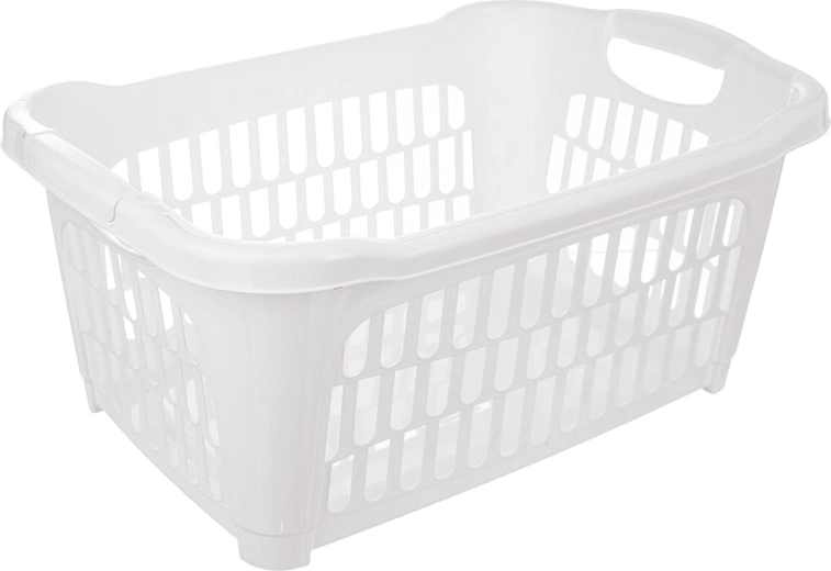 Vasketøjskurv Hobby 25 l hvid