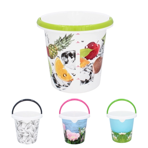 Plastspand 5 l med ergonomisk håndtag