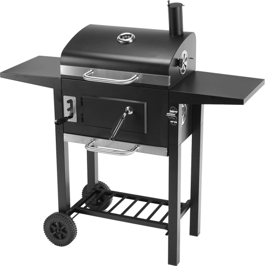 Curron havegrill med skorsten og låg