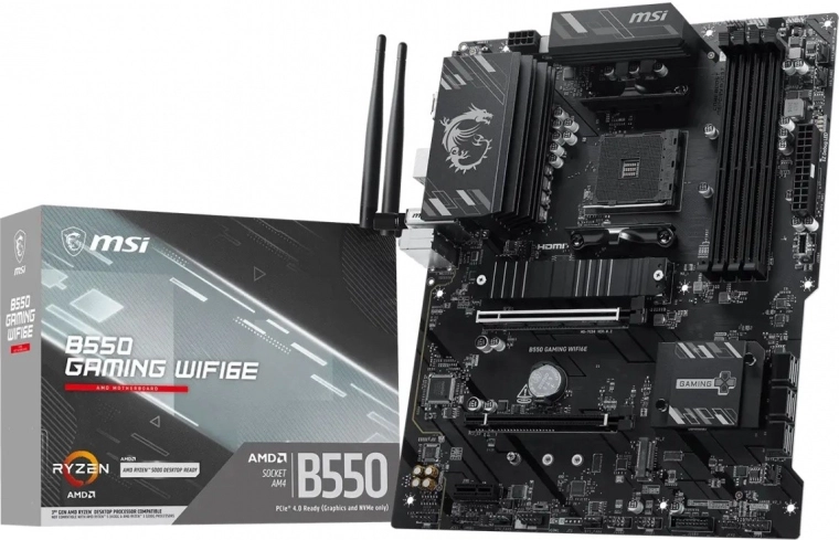 MSI bundkort B550 Gaming WiFi 6E (ATX)