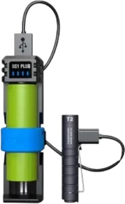 Oplader til genopladelige batterier og powerbank USB-C Xtar SC1 Plus - 1 stk.