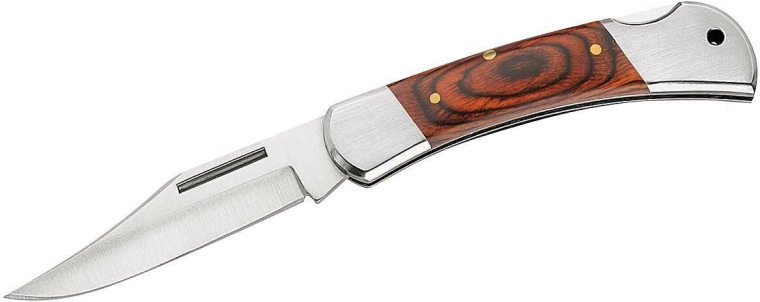 Klassisk lommekniv med Pakka-træ 8,5 cm