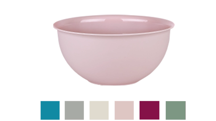 Rund plastskål 0,5 l