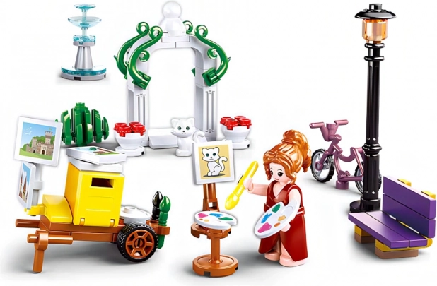 Sluban Pigens Drøm Landsby - Maleren i parken