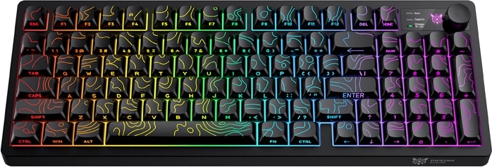 Onikuma MT902 gamingtastatur RGB (sort)
