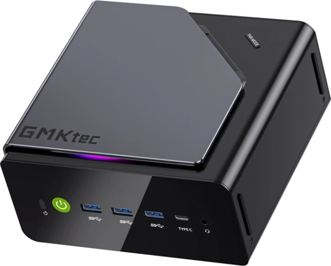 GMKtec K15 mini-pc med Intel Core Ultra 5, 16 GB RAM, 1 TB SSD og Windows 11 Pro