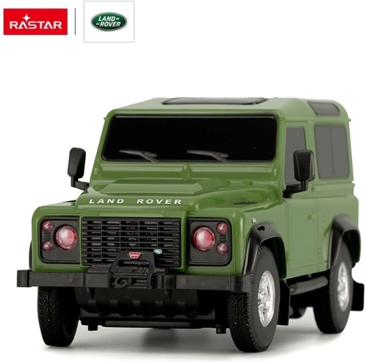 Rastar Land Rover Defender RC-bil 1:24 grøn - 1 stk.