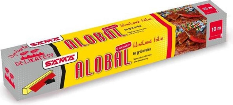 Grillfolie 10 m × 29 cm, tykkelse 13 µm