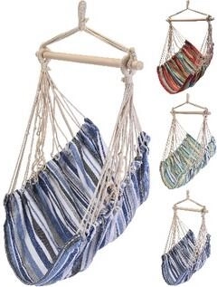 Hængende hængestol Poly, bæreevne 120 kg, mix af farver