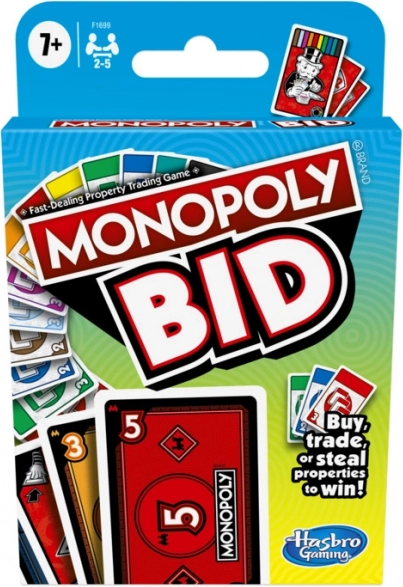 Monopoly Bid kortspil