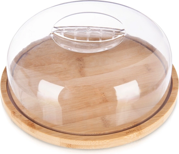Bambus serveringsbræt med låg 26 cm