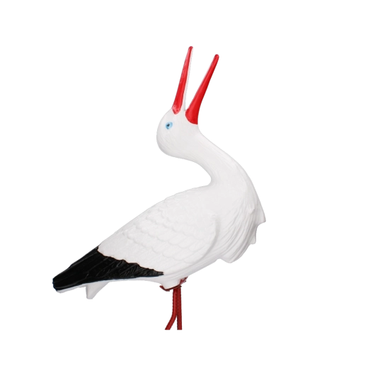 Plastik havestork på metalben