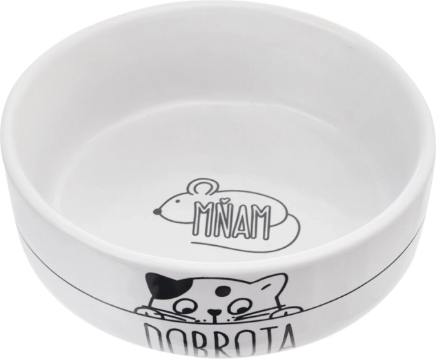 Keramisk kattskål Mazlíčci 12 cm