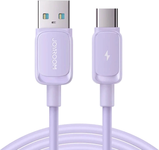 Joyroom USB-A til USB-C-kabel 3 A 1,2 m lilla