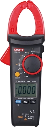 Uni-T UT213B digital tangamperemeter True RMS 400 A med temperaturmåling