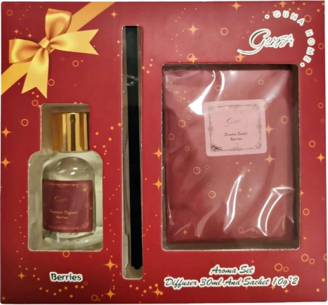 Sæt med diffuser og poser Guna Home - Bær