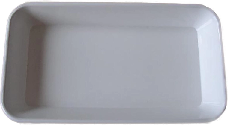 Serveringsbakke i plast 29 × 16 × 4 cm, mix af farver