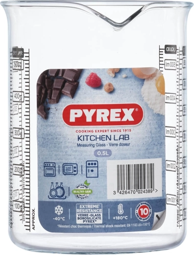 Glasmålebæger Pyrex 0,5 l