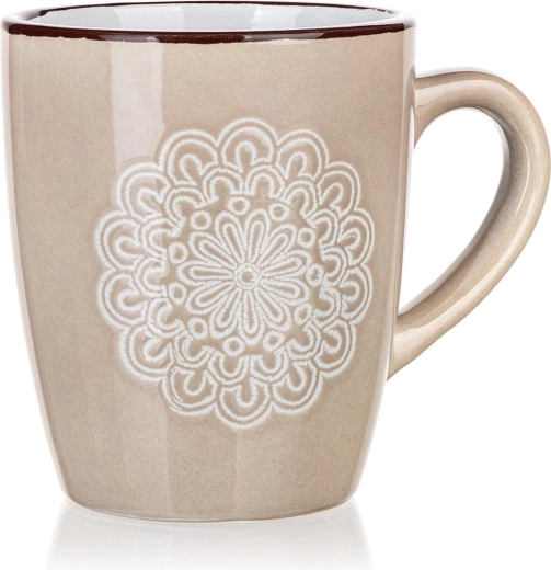 Keramikkrus 400 ml med blondemotiv SHAPE