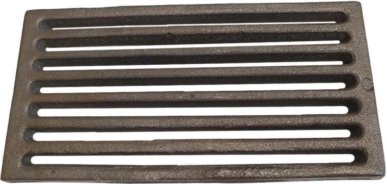 Fladt støbejernsrist 310 × 160 mm