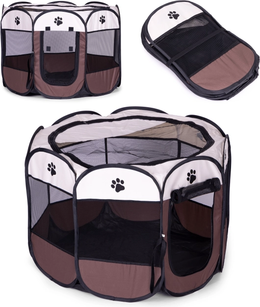 Sammenklappelig tekstilfoldgård til hunde og katte PETSI