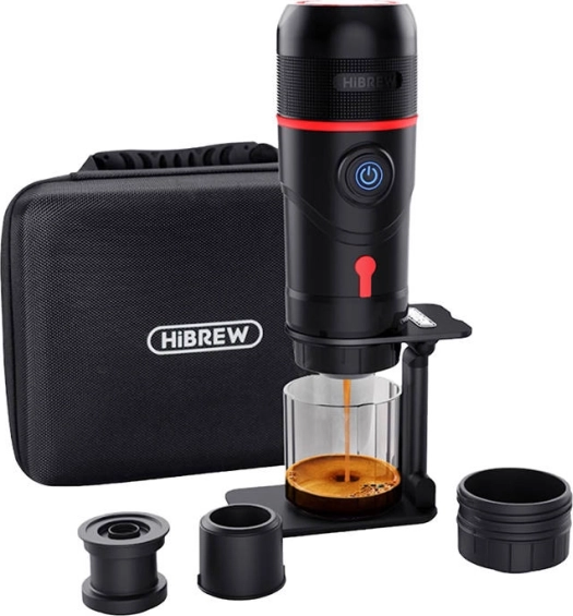 HiBREW H4 bærbar kaffemaskine med etui 80W