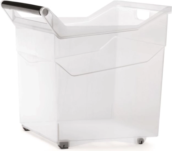 Plastisk opbevaringsboks med hjul 44 l NUK, transparent
