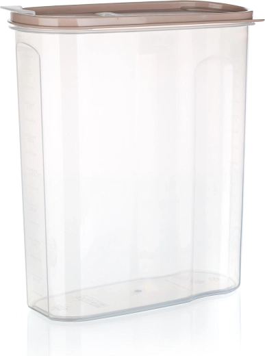 Beholder til tørvarer Riva 4 l med åbningslåg