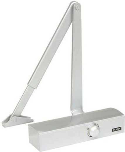 Dørlukker RICHTER RZ.903 til 30–65 kg, sølv, brandgodkendt