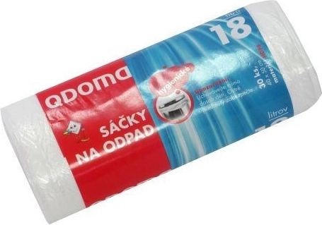 Affaldsposer 18 l, 40 × 50 cm, 30 stk., transparente/blå