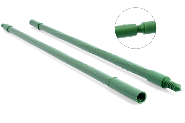 Skruet, belagt plantestøttestang 60 cm, diameter 11 mm