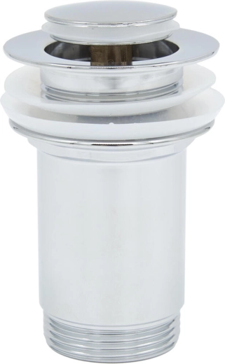 CLICK-CLACK håndvaskprop 5/4, lille, krom