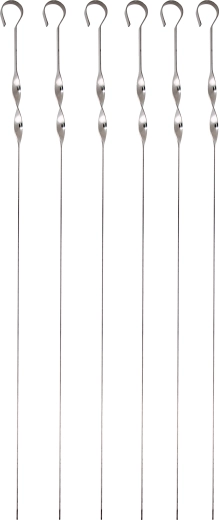TORO grillspyd i rustfrit stål 45 cm, sæt med 6 stk.
