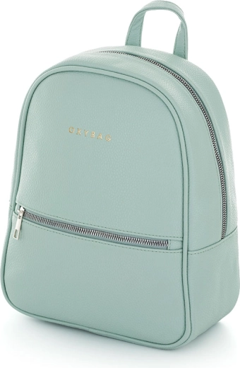 dame rygsæk af øko-læder i mintfarve