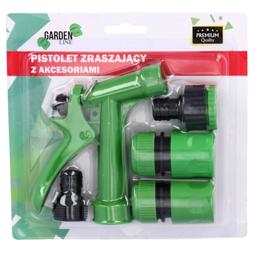 Sprøjtepistol med tilbehør