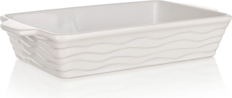 Keramisk lasagneform 30 × 17 cm Culinaria hvid