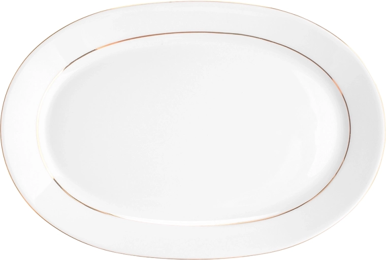 MariaPaula Klasyka gylden linje oval serveringsbakke 23 cm