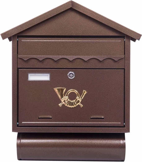 Postkasse med rør JAD ST 102, antik bronze