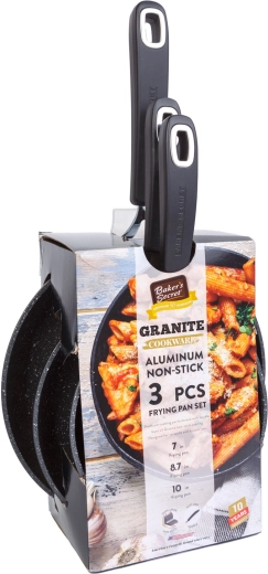 Baker's Secret pandesæt 18, 22 og 26 cm