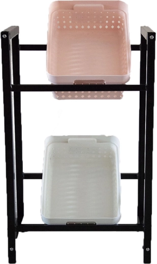 Metalreol til kasser 47 × 31 × 75 cm