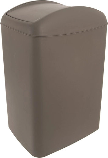 Affaldsspand Waste med vippelåg 40 l, brun